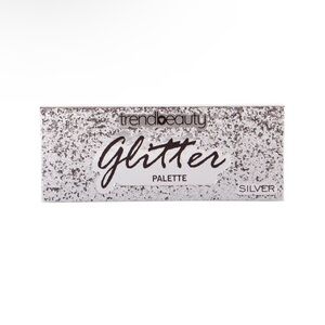 Trend Beauty Glitter Eyeshadow Palette -Silver Edition
